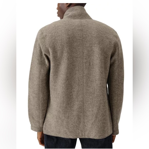 Buck Mason Brown Felted Wool Chore Jacket Small - Picture 3 of 10